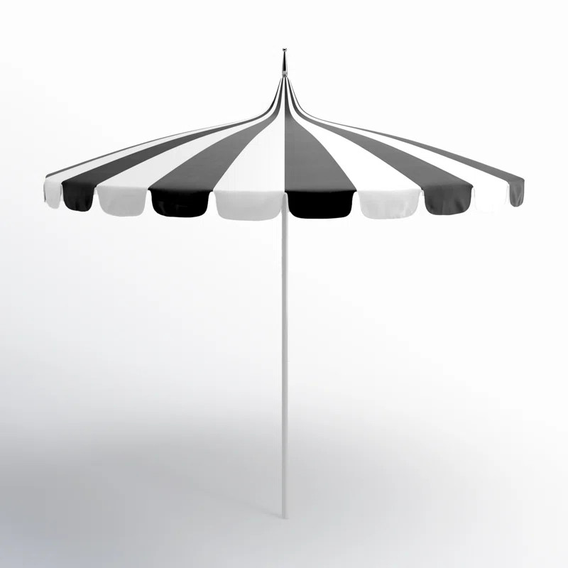 8.5' Sunbrella® Two-Tone Pagoda Umbrella | Wayfair North America