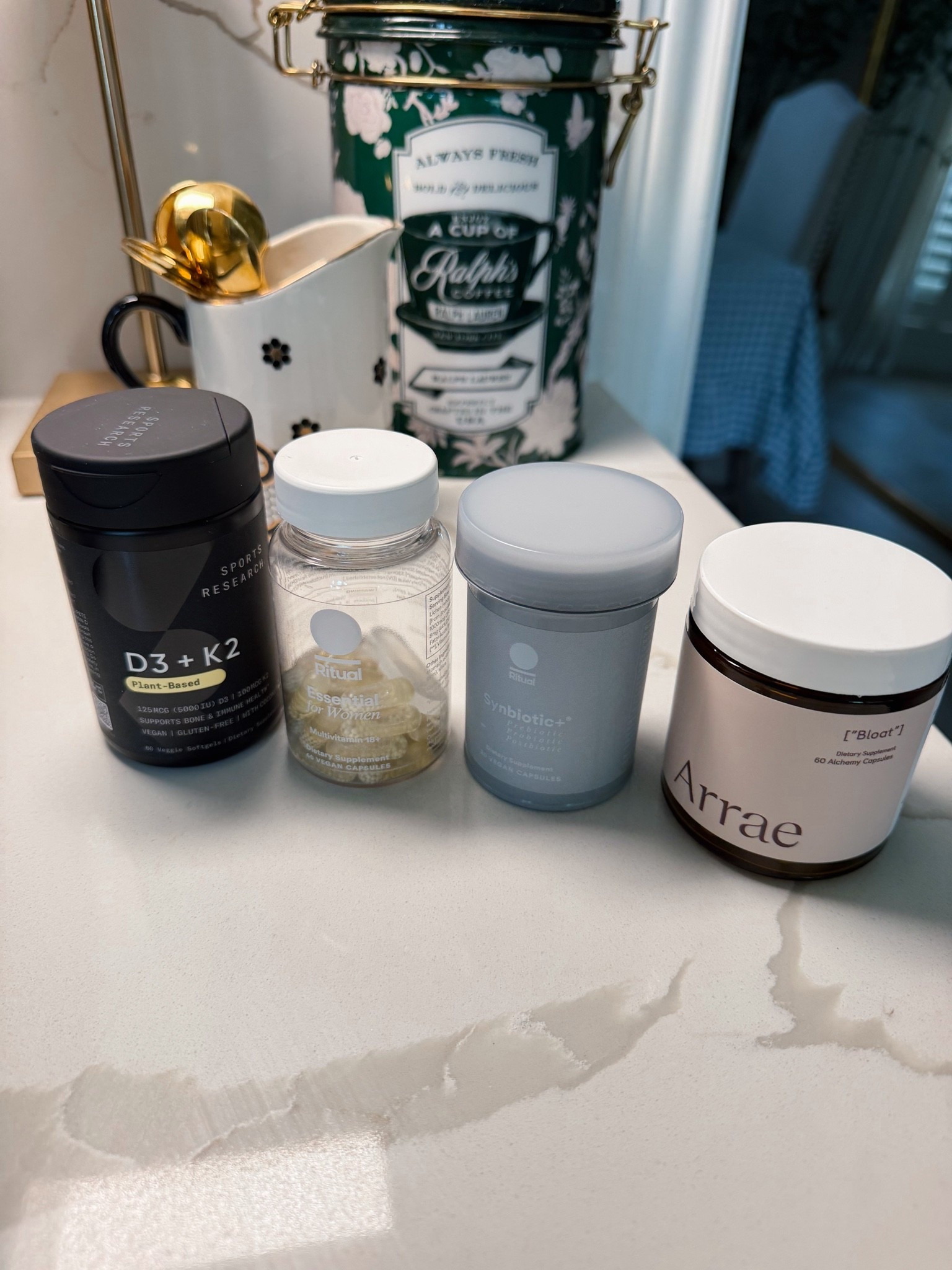 In my Dosey travel pill organizer.

#LTKmorningroutine #LTKselfcare #LTKmomlife