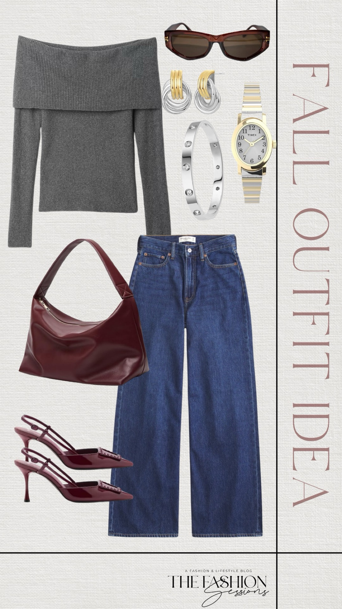 Fall outfit idea!

Burgundy shoes, red bag, statement bag, off the shoulder top, dark denim, Amazon jewelry, fall fashion, fall outfit over 50

#LTKFindsUnder100 #LTKSeasonal #LTKOver40