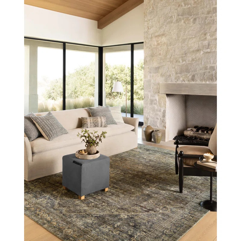 Amber Lewis x Loloi Morgan Spice / Lagoon Area Rug | Wayfair North America