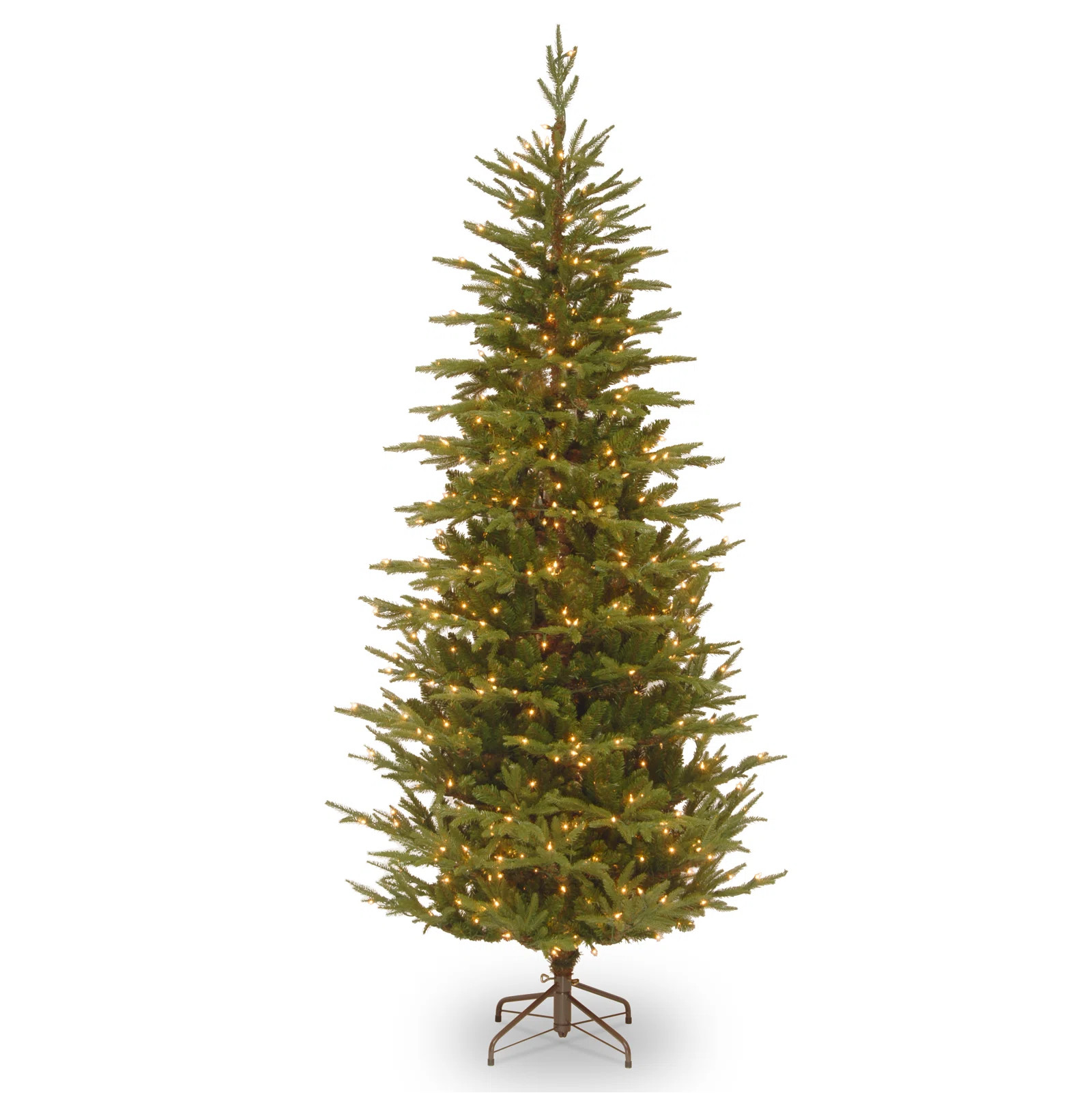 National Tree Company 7.5ft. Frasier Grande Slim Tree with Clear Lights & Reviews | Wayfair | Wayfair North America