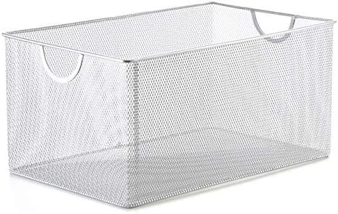 YBM Home Kitchen Pantry Organizer Wire Basket for Shelves, Cabinets, Pantry, Countertop, Mesh Ope... | Amazon (US)