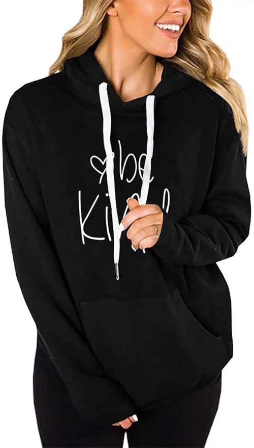 Lacozy Women Hoodies Long Sleeve Lightweight Sweatshirts Oversized Pullover Tops Sweaters Y2k Fal... | Amazon (US)