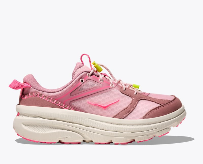 HOKA Bondi B3LS Shoes in Dried Rose/Neon Rose, Size M 8.5/W 9.5 | Hoka One US