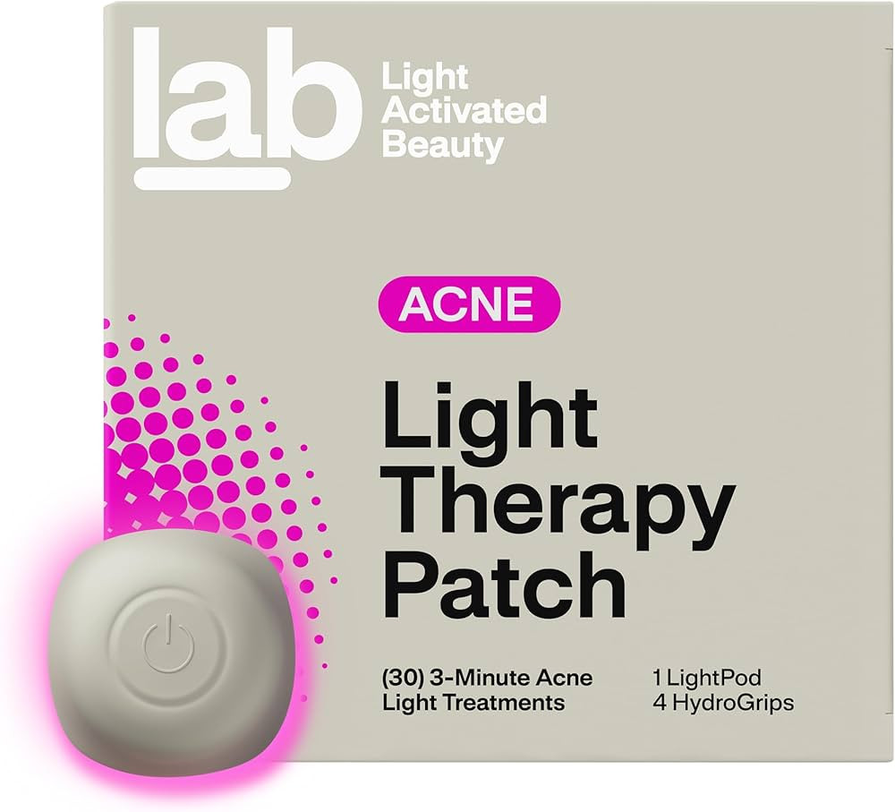 l.a.b Light Therapy Acne Patch, 1-Pack, LED Red and Blue Light Hydrocolloid Acne Patches, Fast Ac... | Amazon (US)