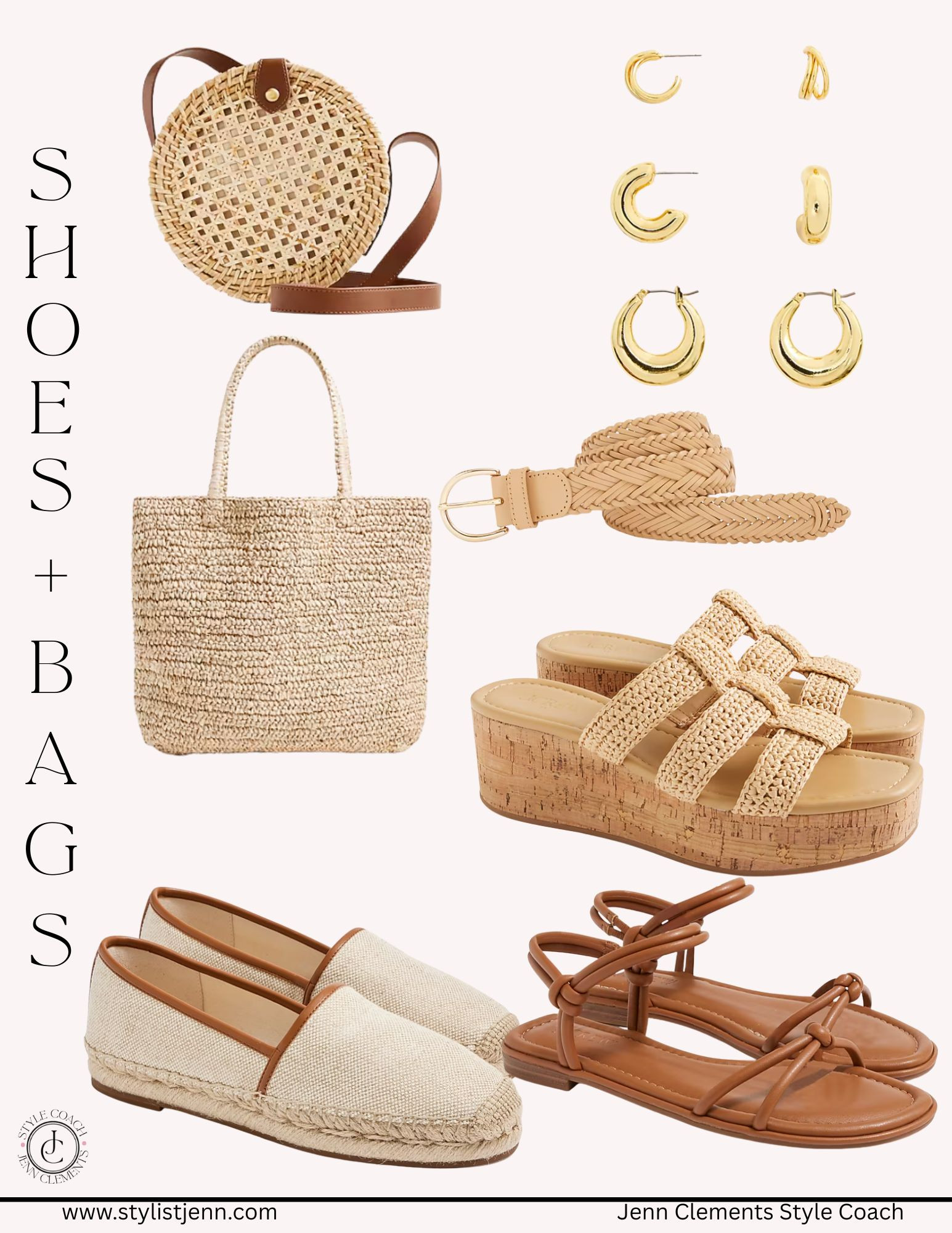 Summer Accessories That Complete the Look

Straw textures, soft gold, and comfy slides = effortless outfit elevation.
These accessories are in every outfit of the Styled Well Capsule this week — shop them all here. 

 #LTKSeasonal #LTKOver40 #LTKSaleAlert