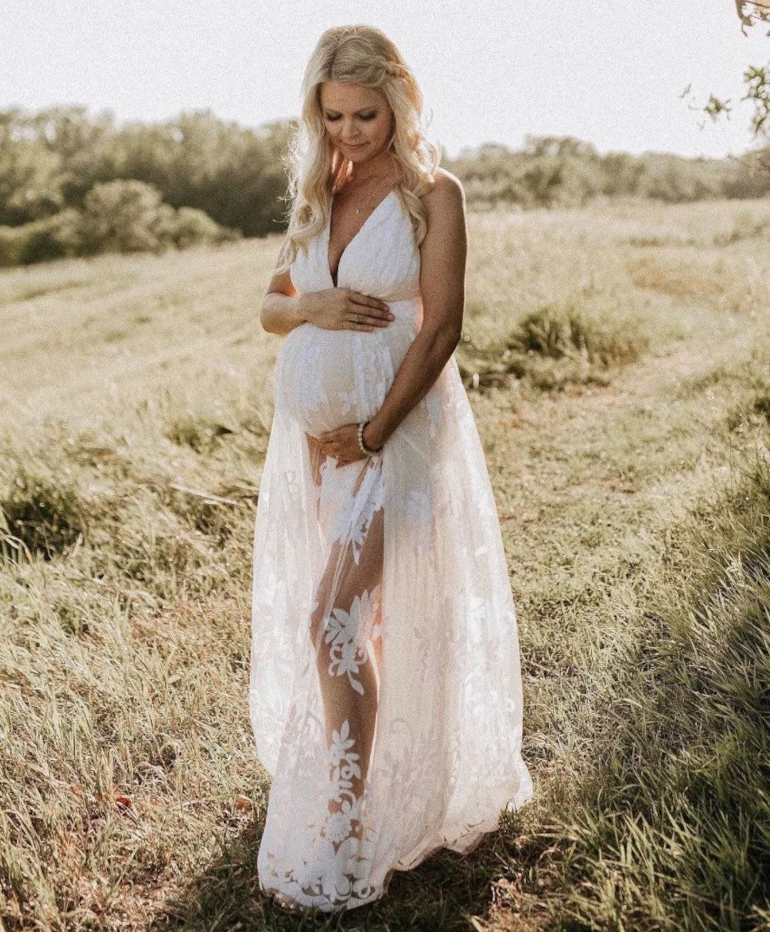 White Maternity Dress for Photoshoot Maternity Gown Baby Shower Dress Pregnancy Photoshoot Dress ... | Etsy (US)