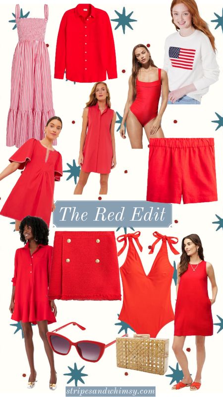 Red will be big this summer! Here’s a round up pretty and timeless red options!

#LTKFindsUnder100 #LTKSwim #LTKSeasonal