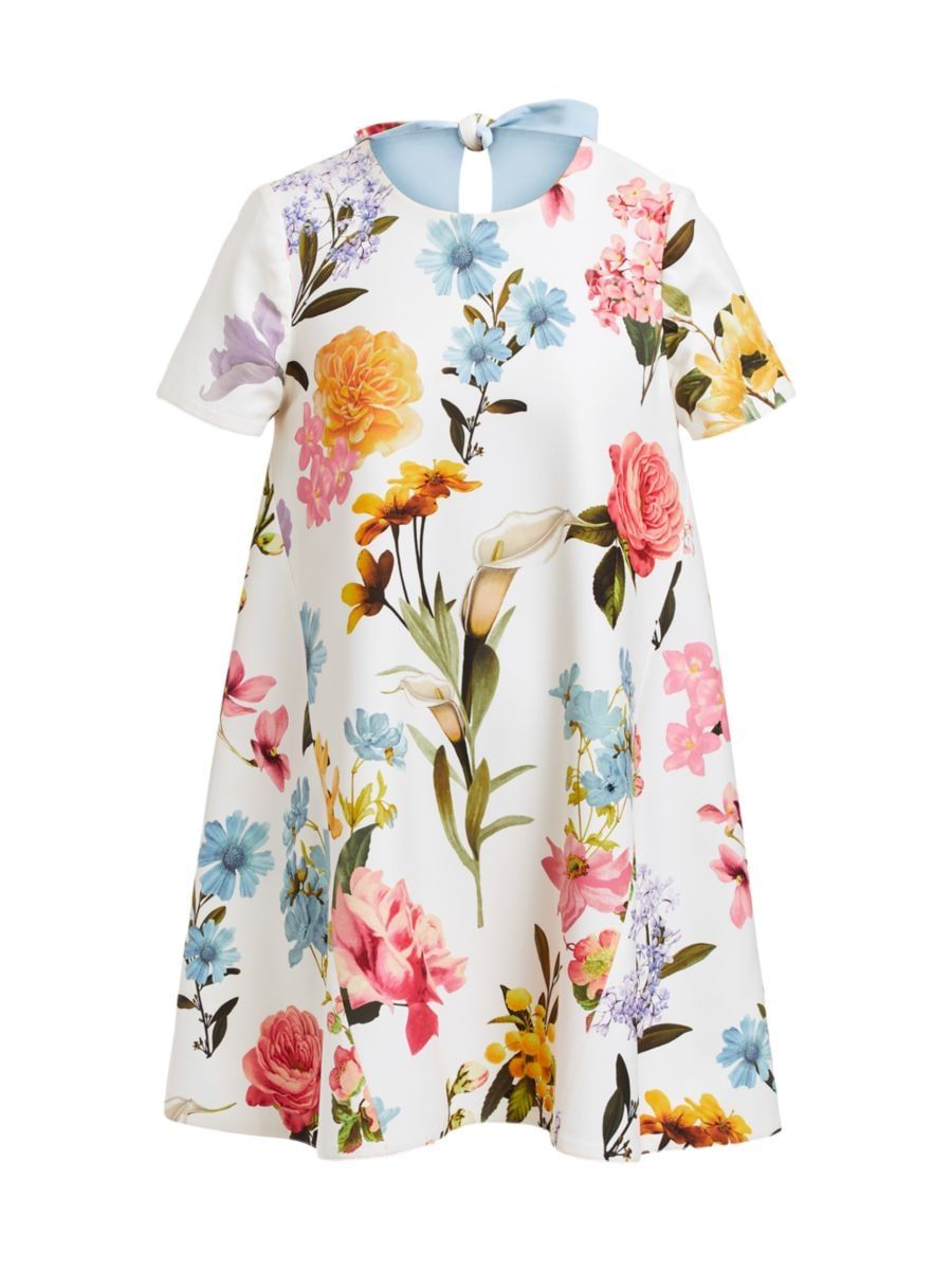 Cecily Floral Reversible Minidress | Saks Fifth Avenue