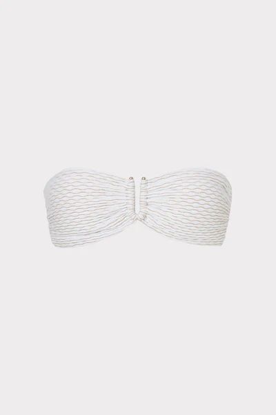 Verone Texture Waves Bandeau Top | MILLY