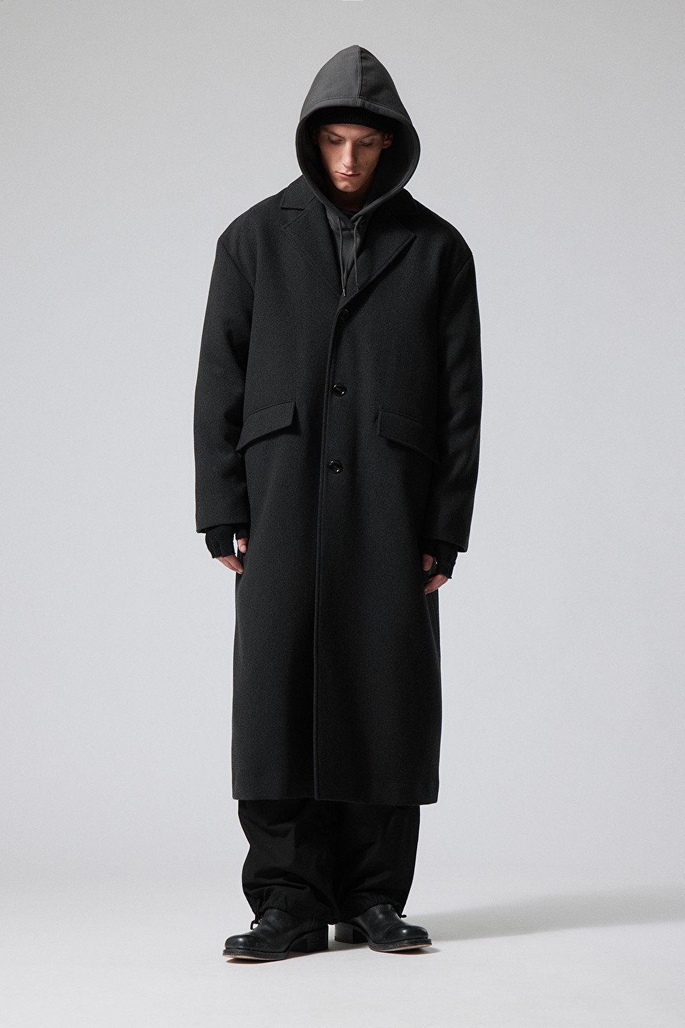 Armond Oversized Wool Coat | Weekday