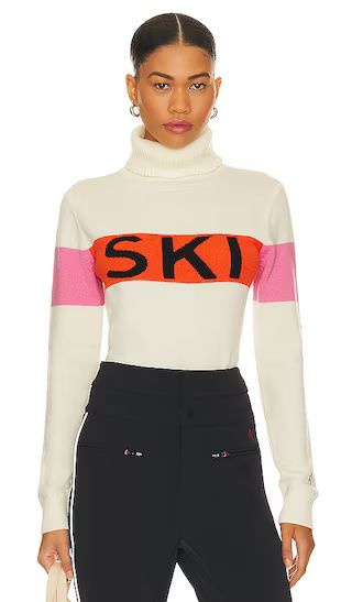 Ski Sweater II in Snow White & Red Orange Rainbow | Revolve Clothing (Global)