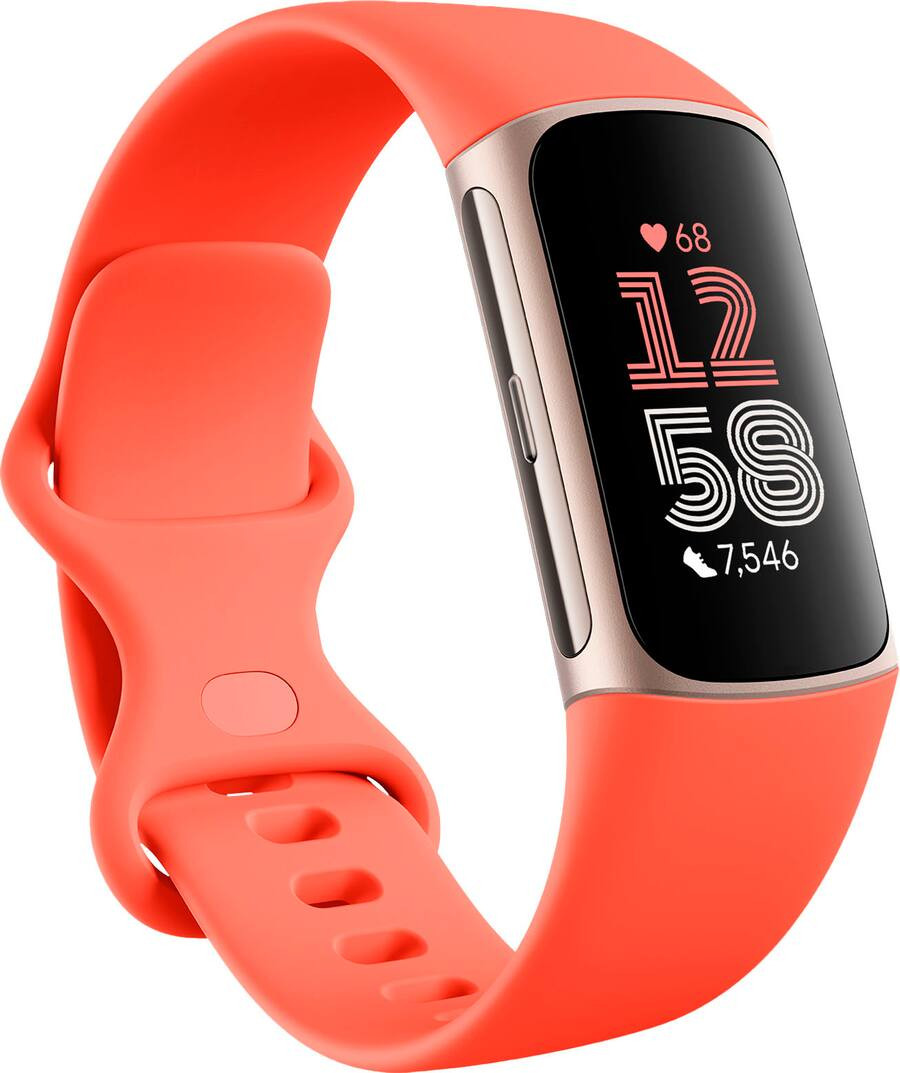 Fitbit - Charge 6 Advanced Fitness & Health Tracker - Coral - (2023) | Best Buy U.S.
