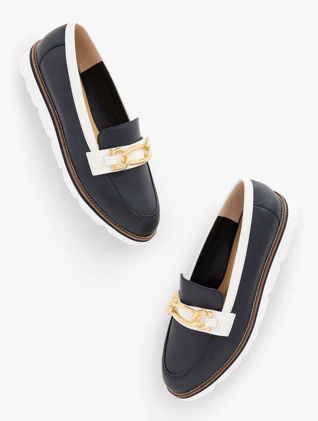 Liz Chain Nappa Loafers | Talbots