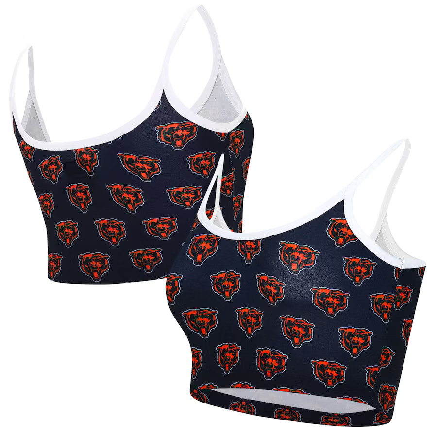 Chicago Bears Concepts Sport Women's Gauge Lounge Bralette - Navy | Fanatics