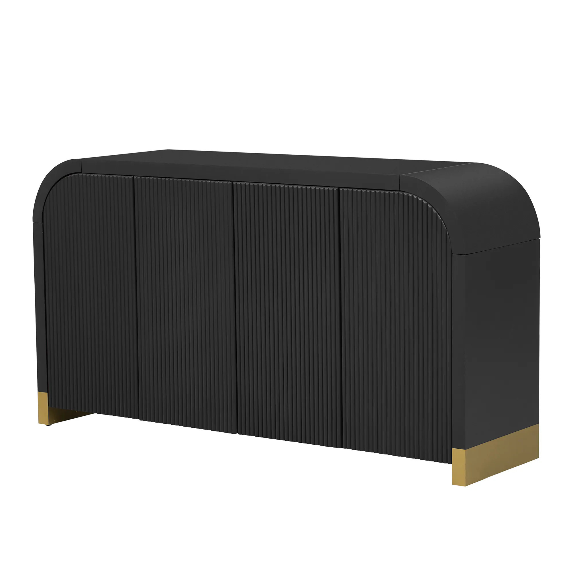 Oaks Decor Contemporary/Modern Black Sideboard | OA530090B | Lowe's