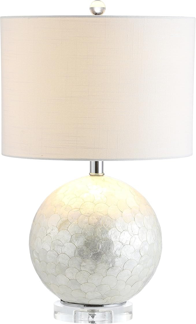 JONATHAN Y JYL1055A Zuri 23.5" Capiz Seashell Sphere LED Table Lamp Coastal Contemporary Bedside ... | Amazon (US)