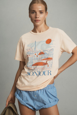 Original Retro Brand Bonjour Graphic Tee | Anthropologie (US)