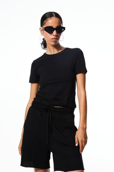 Fitted T-shirt | H&M (US + CA)