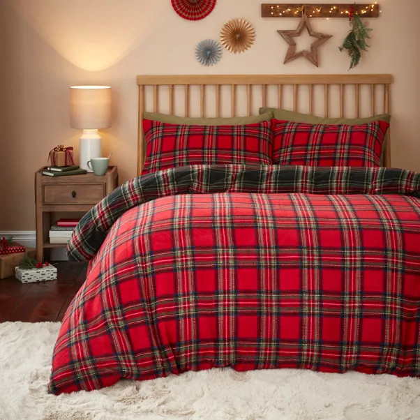 Traditional Check Duvet Cover and Pillowcase Set | Dunelm (migrated)