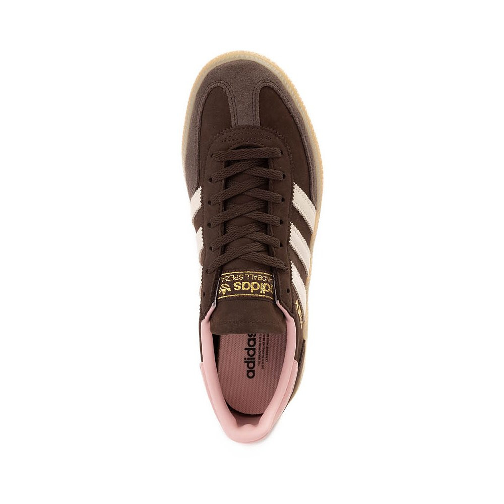 Womens adidas Handball Spezial Athletic Shoe - Dark Brown / Alumina / Wonder Mauve | Journeys