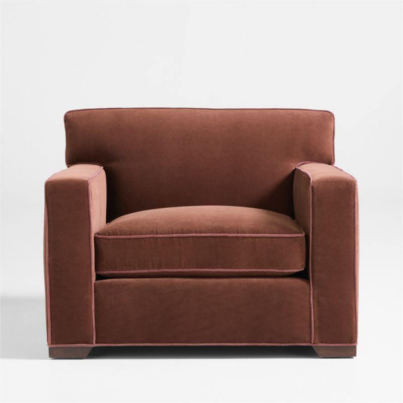 Amalfi Fabric in Wine/Rose | Crate & Barrel