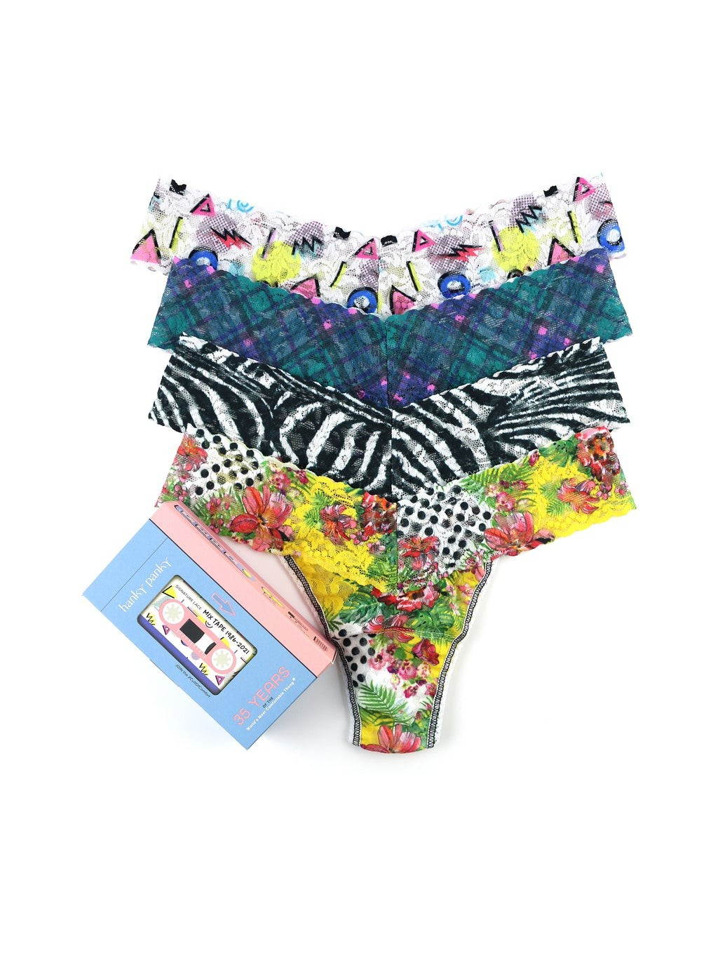 Decades 4 Pack Petite Thongs | Hanky Panky