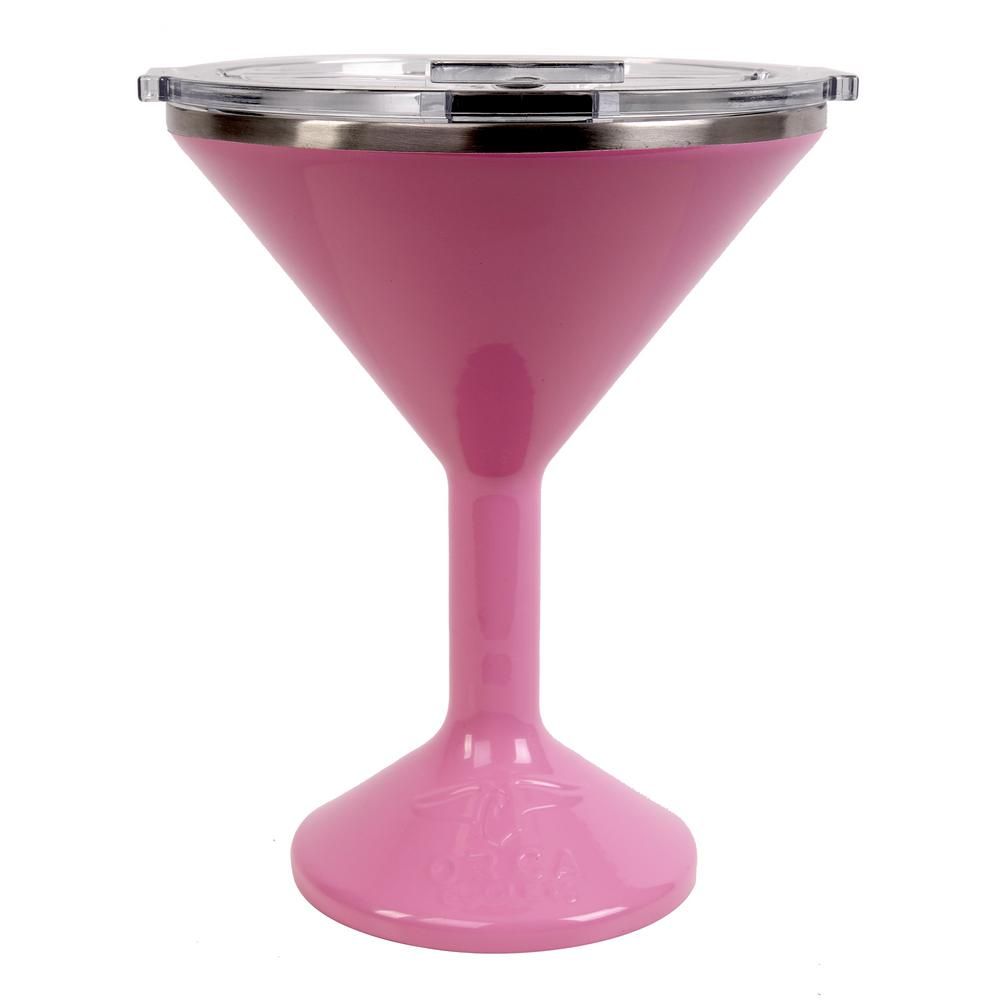 ORCA ORCA Chasertini 8 oz Martini in Dusty Rose (Gloss)-TINIDR - The Home Depot | The Home Depot