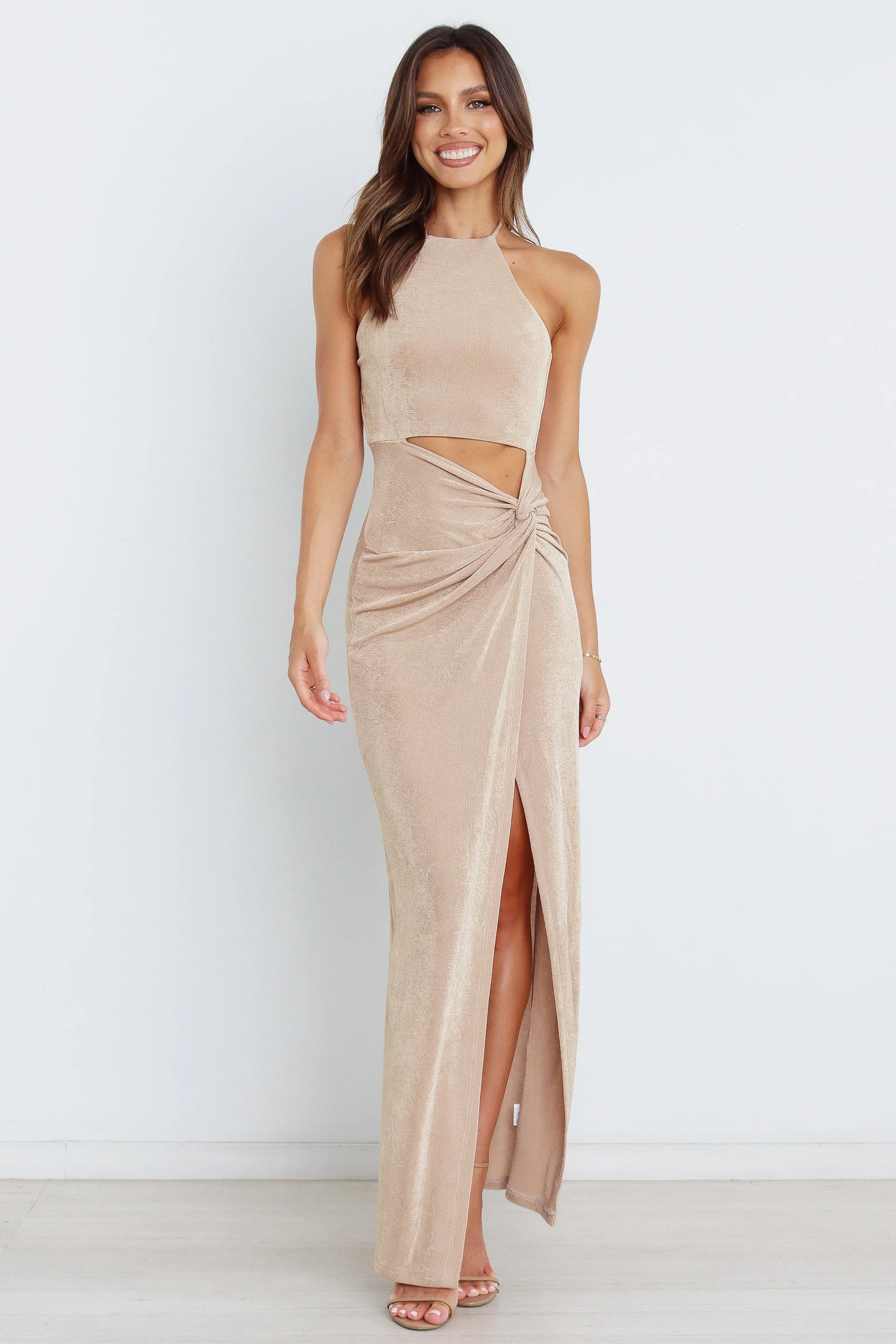 Scarlette Dress - Gold | Petal & Pup (US)