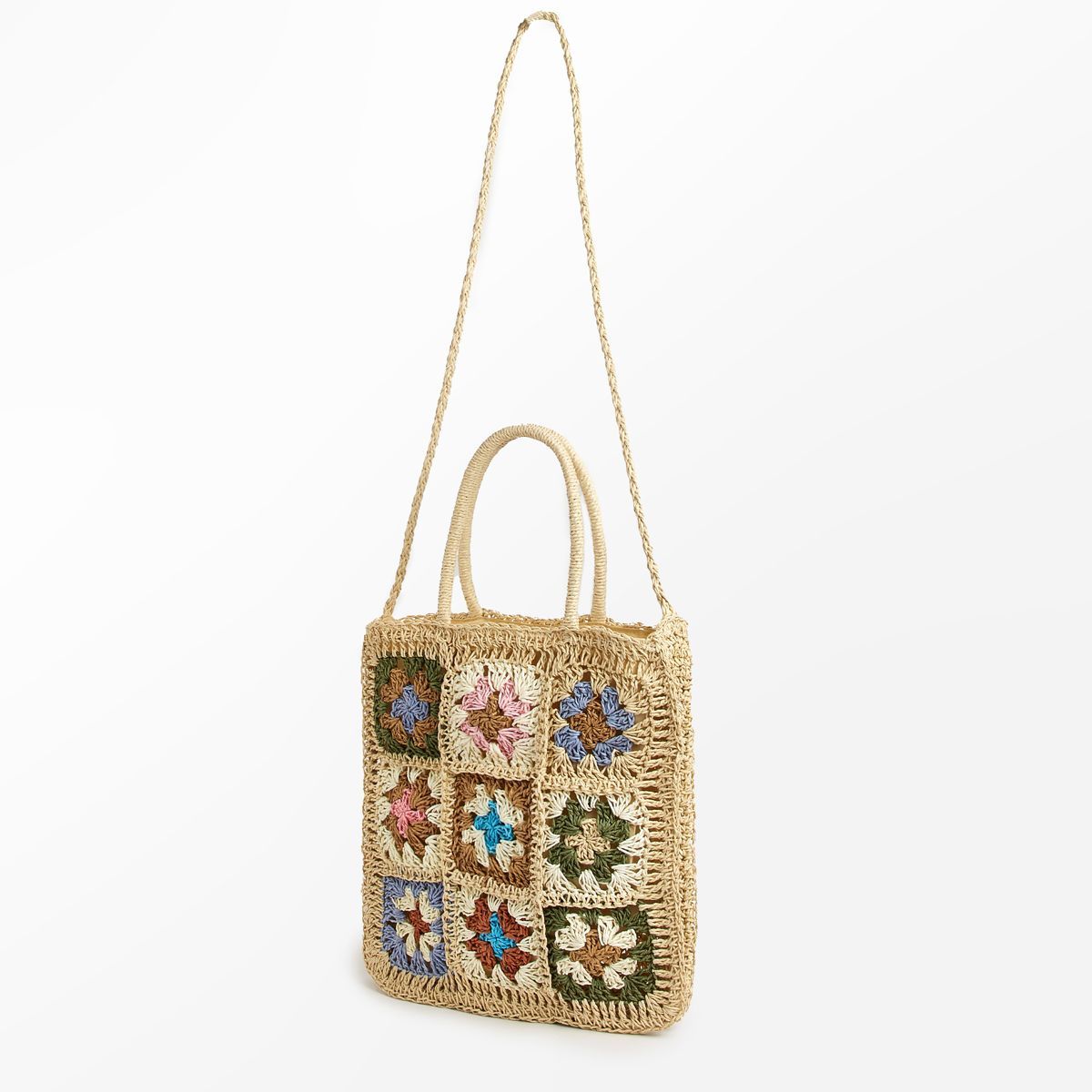 Women's Floral Crochet Rectangle Tote Bag - Cupshe | Target