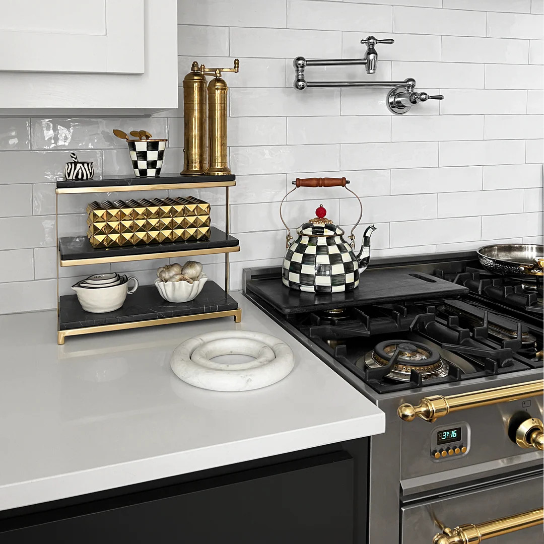 Round Marble Trivet Set | Modern Locke