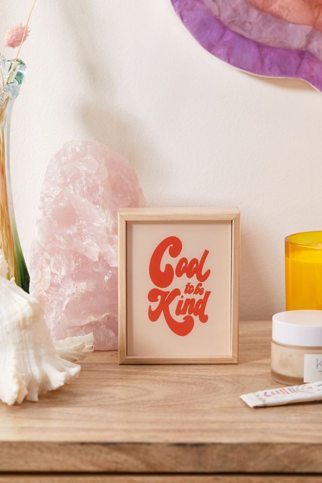 Rhianna Marie Chan Cool To Be Kind Art Print | Urban Outfitters (US and RoW)