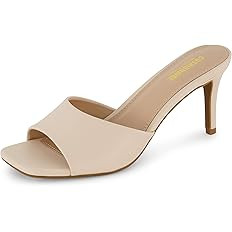 CUSHIONAIRE Women's Evie One Band Dress Sandal +Memory Foam And Wide Widths Available | Amazon (US)
