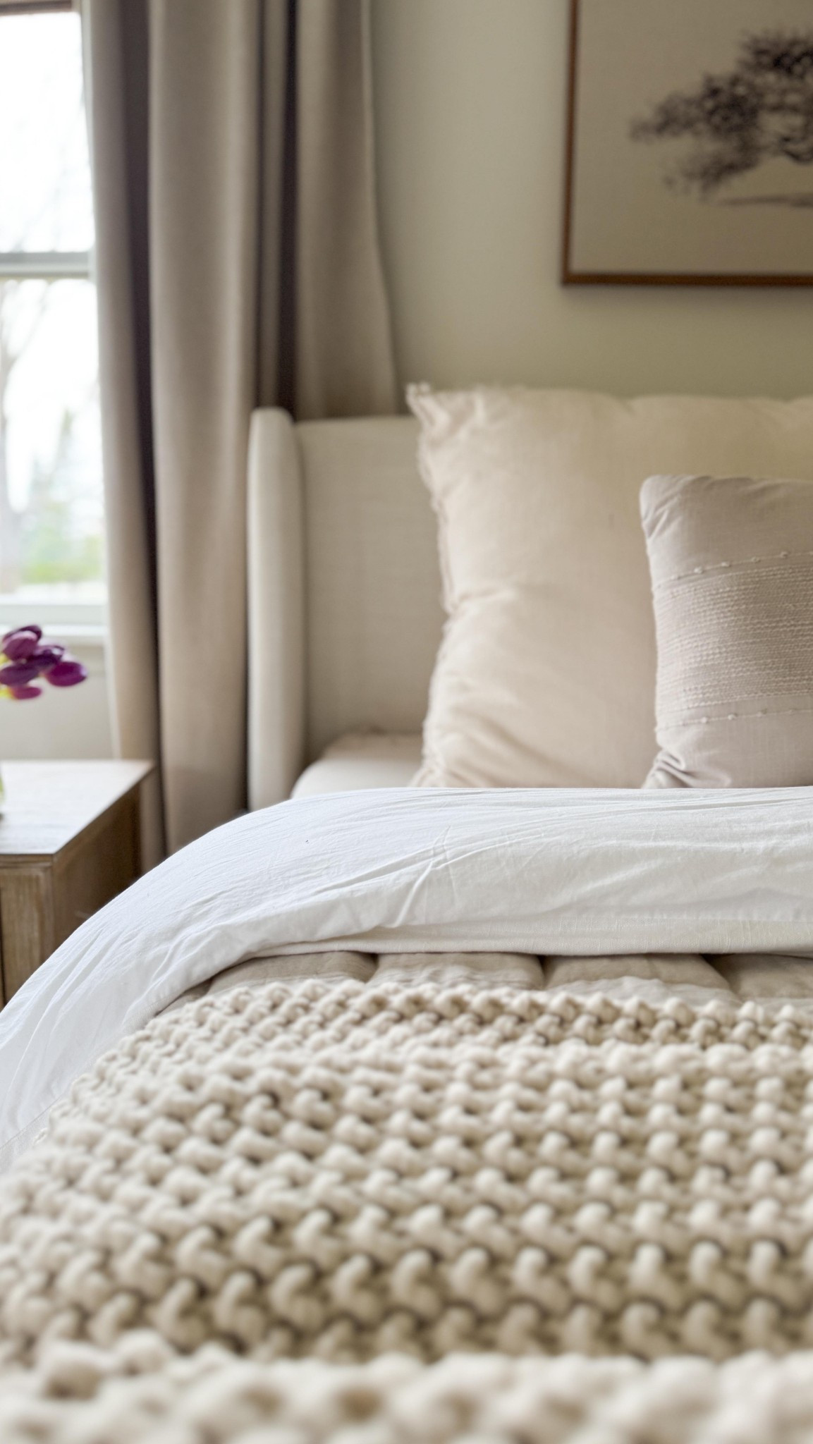 Warmer weather calls for a home reset! 

Added some warm neutrals to our bed for a cozy feel. More specifically, these incredibly soft and breathable sheets. 

This is your sign to purchase new sheets as a form of self care🫶🏻 

Linked these affordable sheets in my Amazon storefront, or use the direct link in my bio for quicker shopping! 

#bedding #masterbedroom #neutralhome #neutrals
