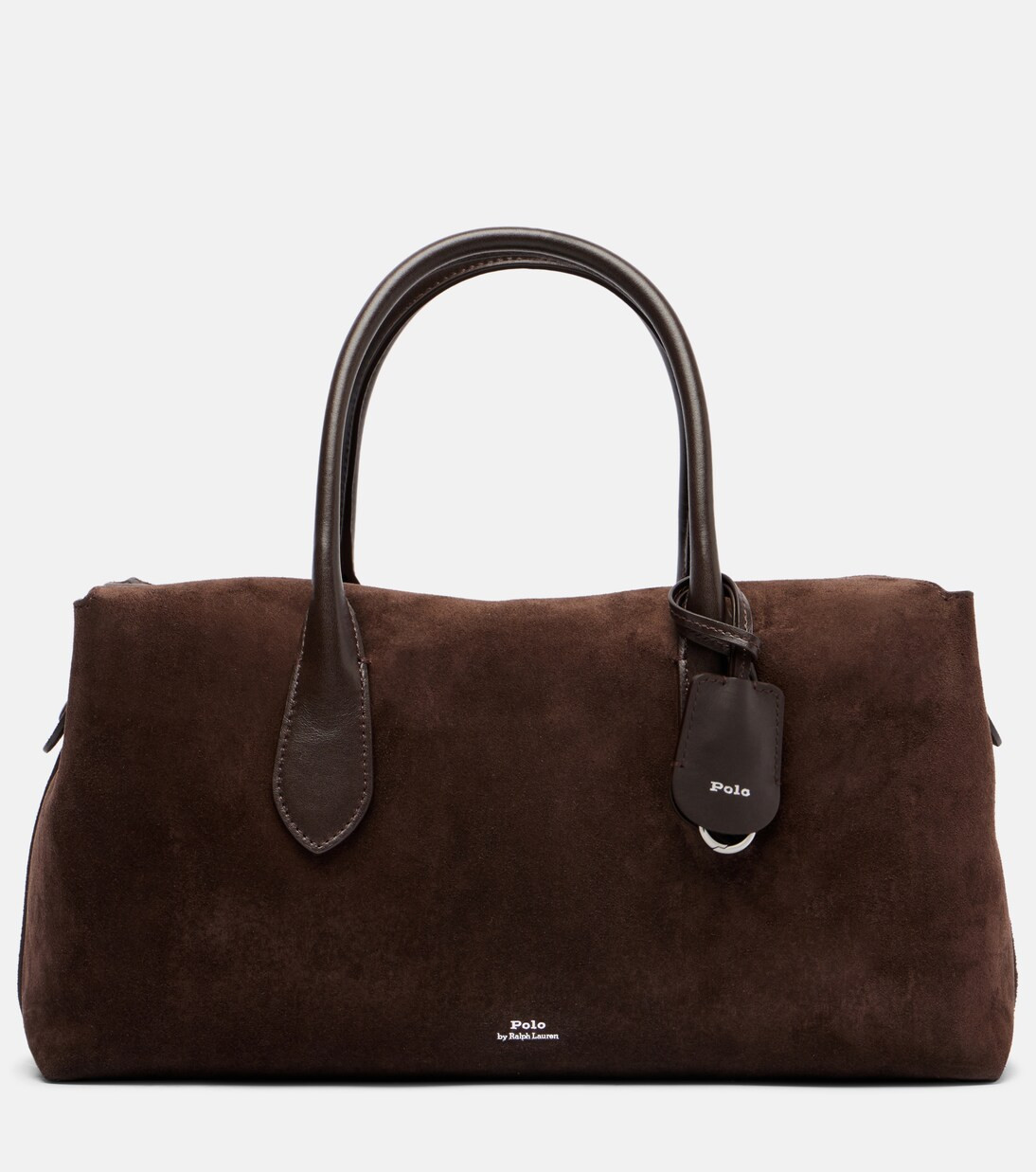 Leather-trimmed suede duffel bag | Mytheresa (US/CA)
