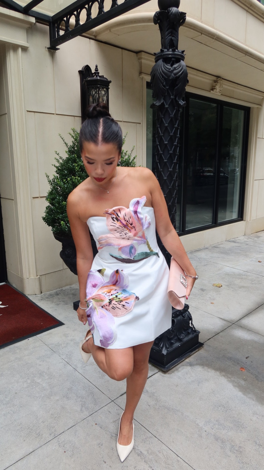 Turn heads at your next black tie event! The silhouette is timeless and whimsical with embroidered cascading lilies 💕

#LTKParties #LTKSeasonal #LTKStyleTip