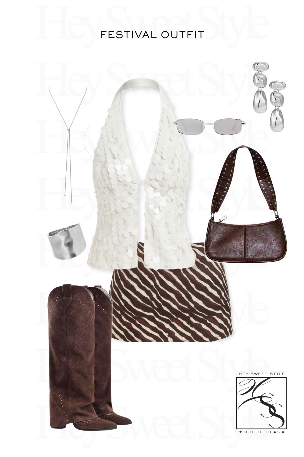 Sequins & Zebra 🦓✨ | Lollapalooza Outfits 2026