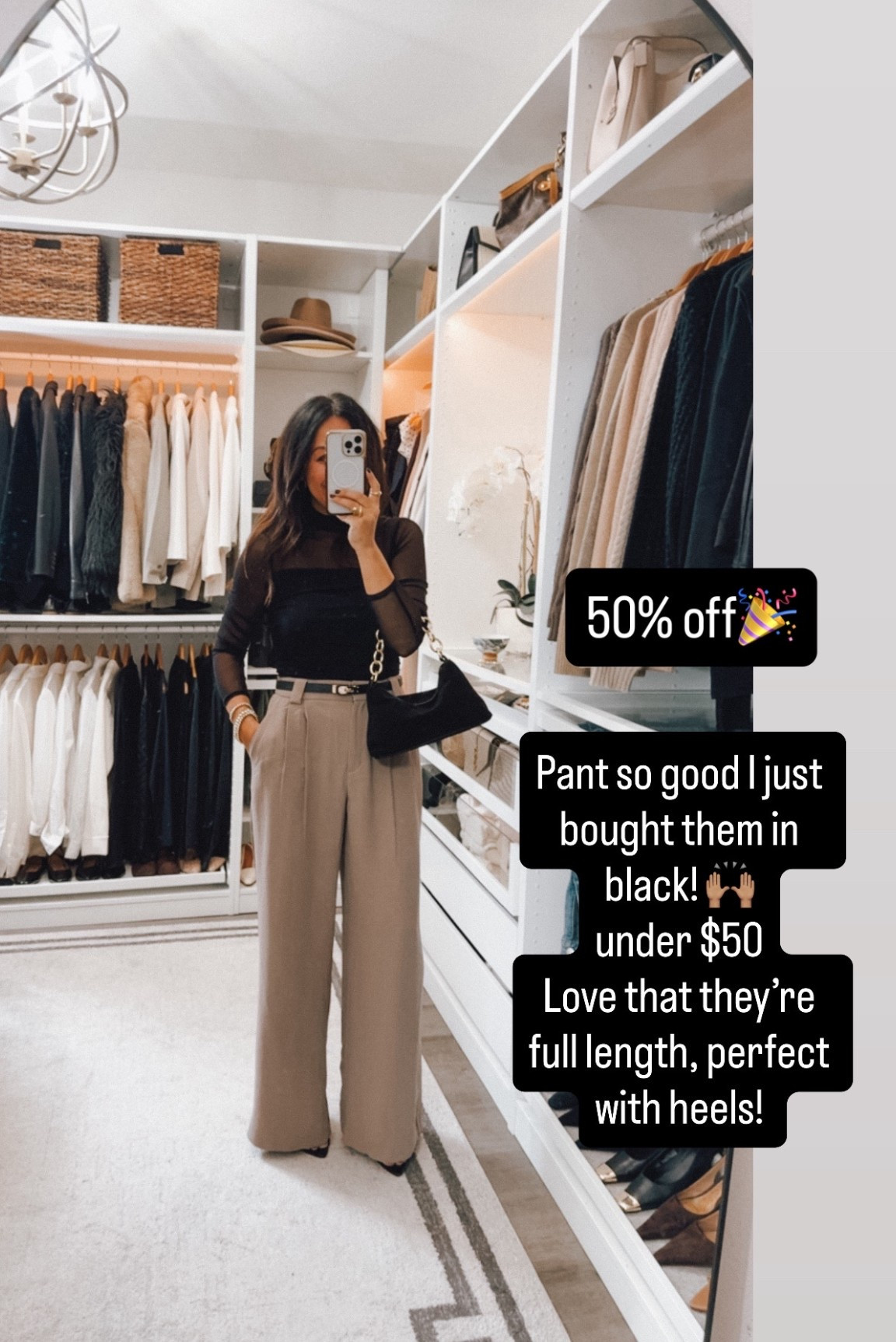 Love these pants- smocked waist for stretch. Under $50🔥 wearing a size 2 I’m normally a 26 in denim 

#LTKWorkwear #LTKCyberWeek #LTKSaleAlert