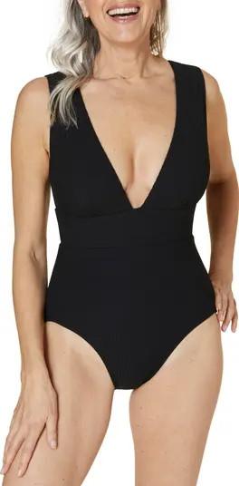 Mykonos Ribbed One-Piece Swimsuit | Nordstrom