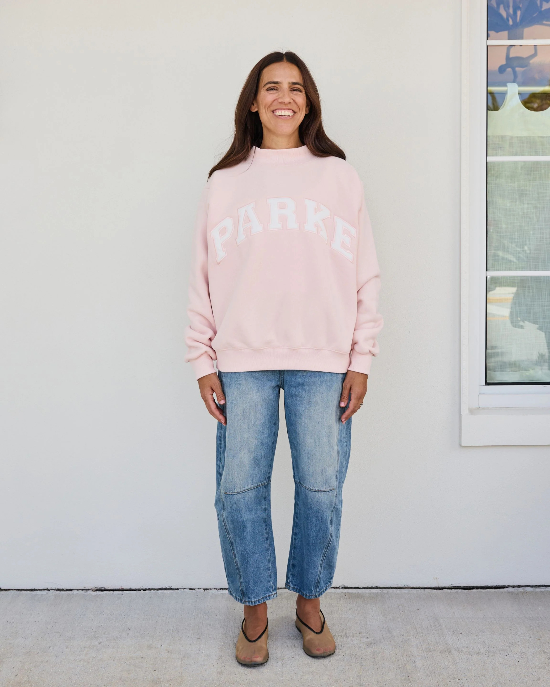 Varsity Mockneck - Rose | Parke