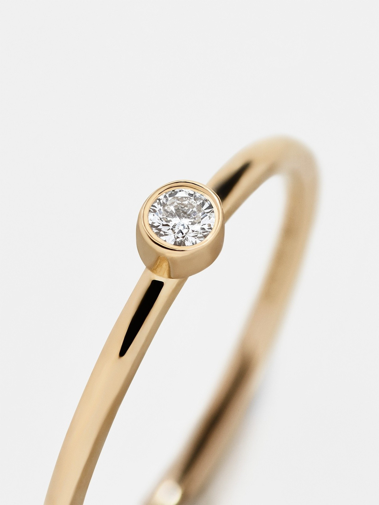 Serena Solid Gold Ring | BaubleBar (US)