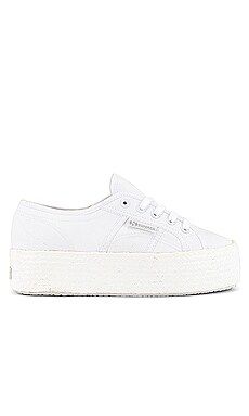 Superga 2730 COTCOLOROPEW Sneaker in Total White from Revolve.com | Revolve Clothing (Global)