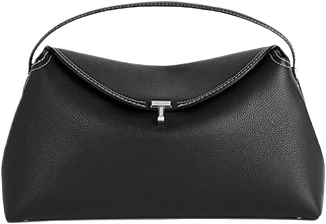 Hand-held Crossbody Large Capacity Commuting Women's, Cowhide Single Shoulder Armpit | Amazon (US)
