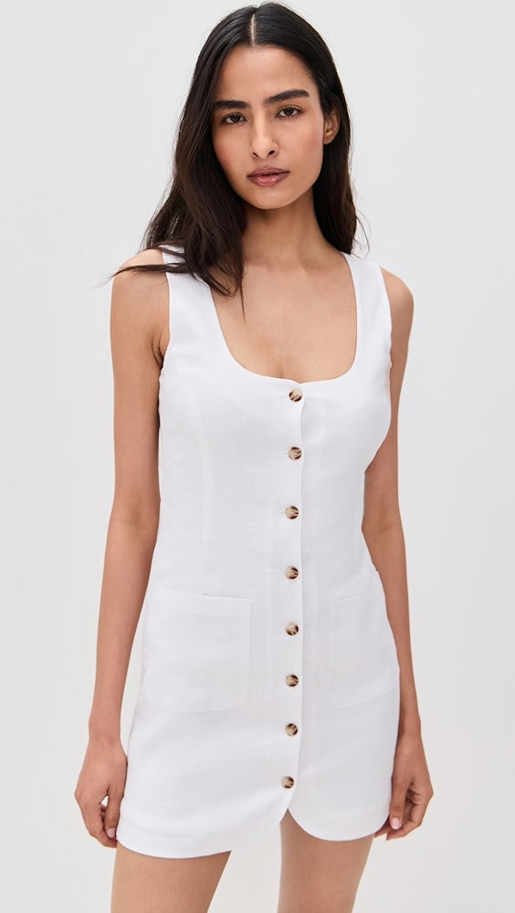 LE JEAN Linen Cassidy Dress | Shopbop | Shopbop