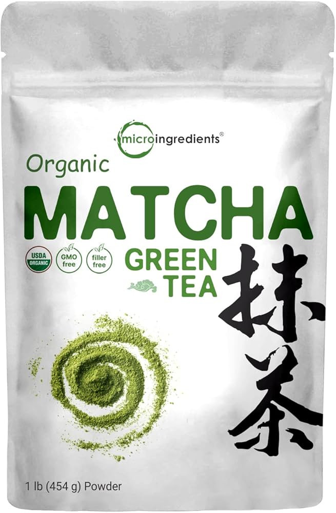 Organic Matcha Green Tea Powder, 1 Pound (16 Ounce), Culinary Grade, First Harvest Authentic Japa... | Amazon (US)