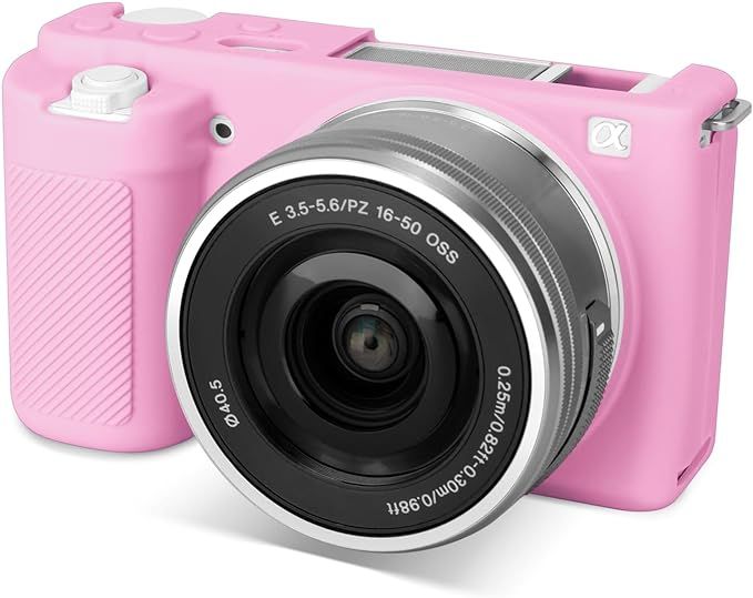 Rieibi ZVE10 Case, Soft Silicone Protective Case for Sony ZV-E10 ZVE10 Camera, Lightweight Rubber... | Amazon (US)