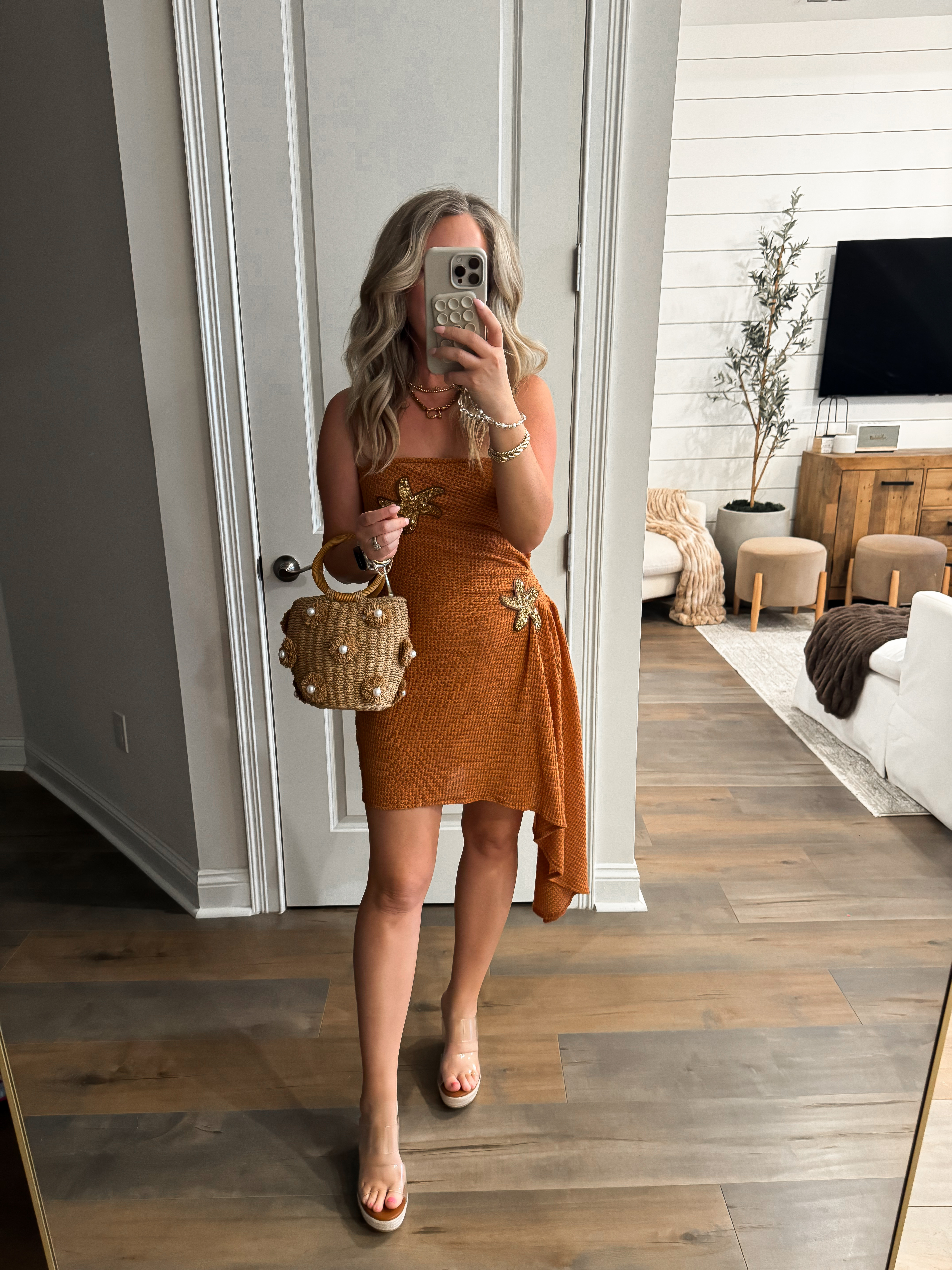 The perfect date night/dinner outfit while on vacation! How cute is the seashell detail on this dress?

Neutral vacation outfits, amazon fashion, travel outfits, neutral style, capsule wardrobe, date night, outfit inspo, summer vacation outfits, beach outfits, resort wear, effortless style,  affordable fashion, packing essentials, warm weather outfits, everyday neutrals. 

 #LTKootd #LTKSeasonal #LTKTravel