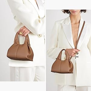 Juoxeepy Crossbody Bag Purse Satchel Handbag for Women Shoulder Bag Chic Dumpling Cloud Bag Clutc... | Amazon (US)