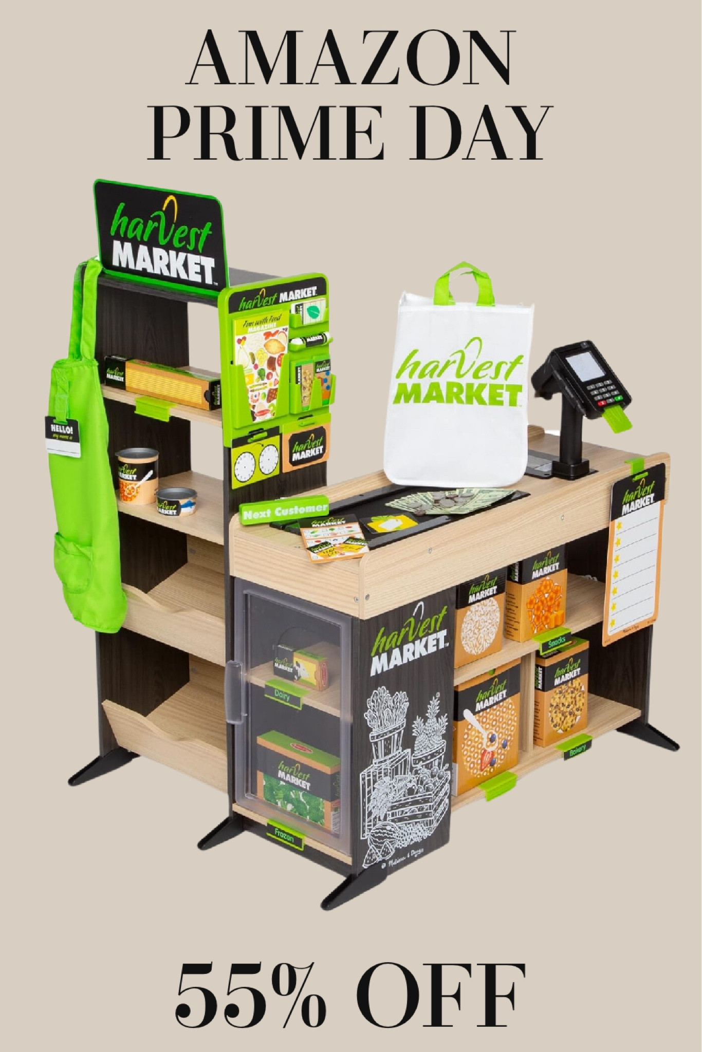 The play market we owned and loved is 55% off

Pretend play toys | gifts for kids | pretend store | pretend play grocery store | kids market | kids grocery store

#primeday #amazonfinds #pretendplaytoys #bestkidstoys #bestkidsgifts 

#LTKkids #LTKxPrime #LTKGiftGuide