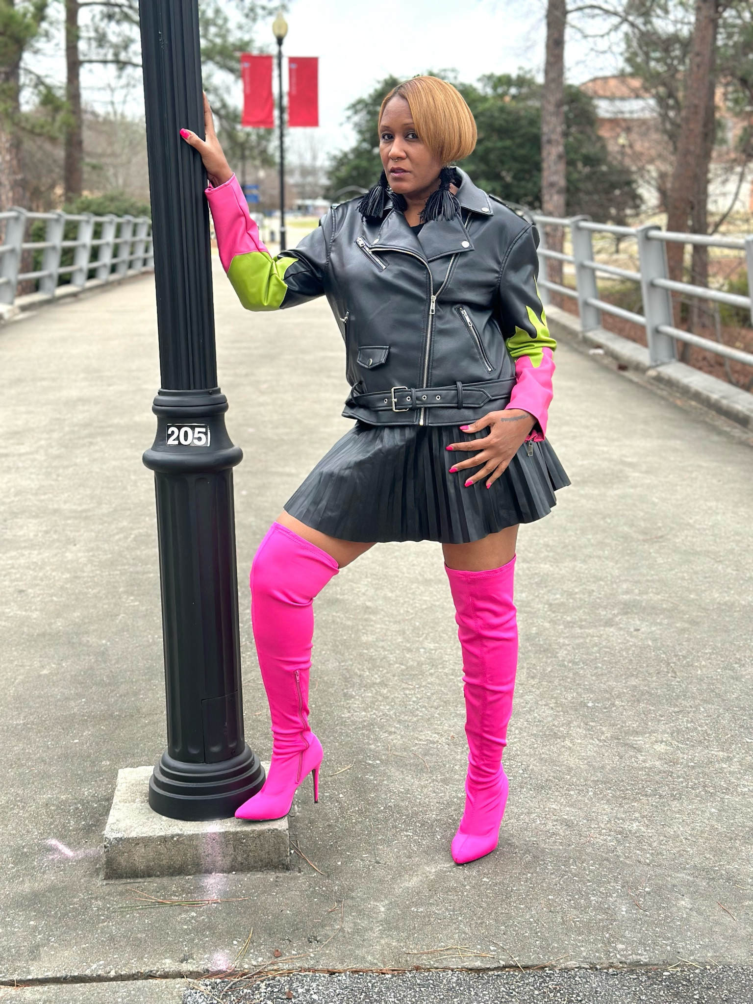 Faux leather skirt and jacket 

#LTKover40 #LTKfindsunder50 #LTKSeasonal